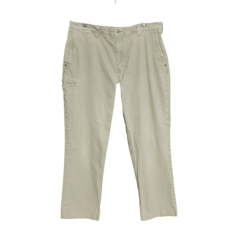 Duluth Mens Flex Ballroom Stretch Khakis Outdoor Workwear Utility Pants 38x29
